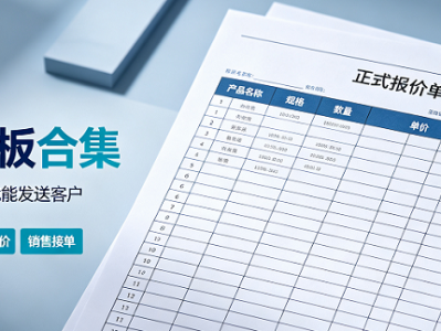 各行各业产品报价单模板